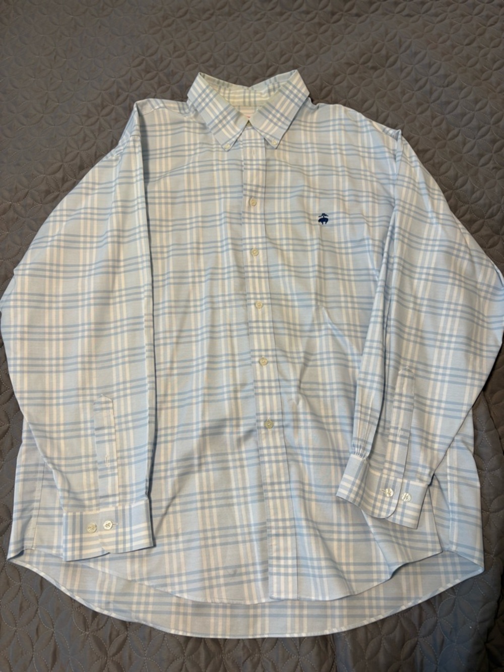 Brooks Brother Men’s Original Polo Shirt Size XL Blue White